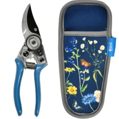 Burgon & Ball Gardening-RHS British Meadow Pocket Pruner and Holster Gift Box