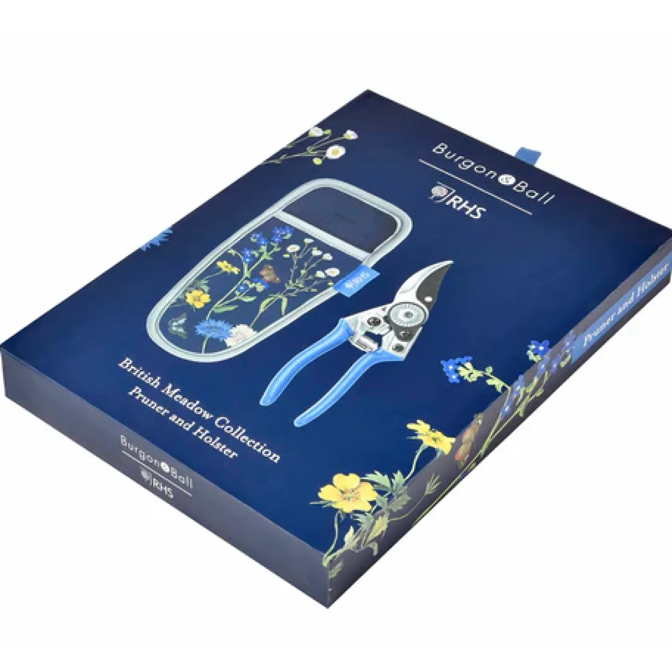 Burgon & Ball Gardening-RHS British Meadow Pocket Pruner and Holster Gift Box