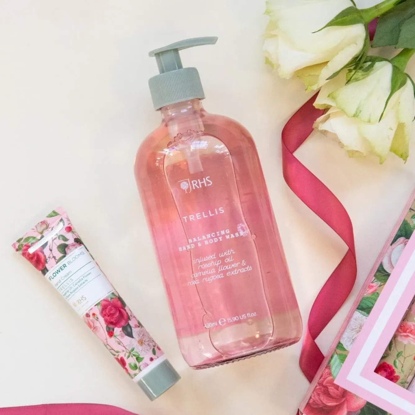 Heathcote & Ivory Soaps & Lotions-RHS Trellis Hand & Body Wash