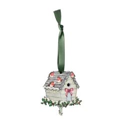 Lottie Murphy Christmas-Robin Wooden Christmas Decoration