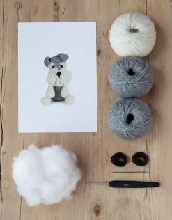 Toft Crafts Crafts-Romeo the Schnauzer Crochet Kit