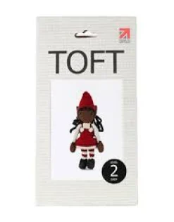 Toft Crafts Crafts-Ruby Red Elfie Doll Crochet Kit