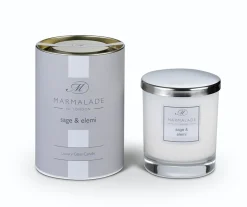 Marmalade of London Home Fragrance-Sage and Elemi Glass Candle