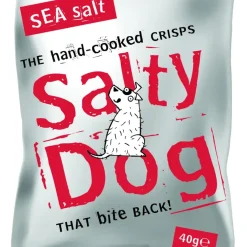 Tea & Biscuits Snacks & Crackers|New Treats-Salty Dog Hand Cooked Sea Salt Crisps