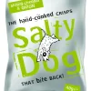 Tea & Biscuits Snacks & Crackers|New Treats-Salty Dog Hand Cooked Strong Cheddar & Onion Crisps