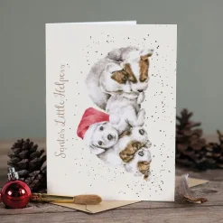 Wrendale Designs Greeting Cards-'Santa's Little Helpers' Christmas Greetings Card