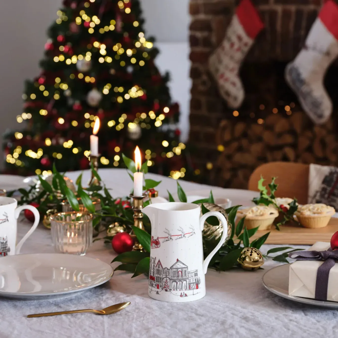 Victoria Eggs Christmas-Santa's Sleigh Christmas Stocking