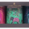 Sara Miller London Storage Caddies|Storage-Sara Miller Elephant Oasis Set of 3 Round Caddies