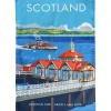 Town Towels Tea|Tea Towels-Scotland - Dunoon Pier Tea Towel