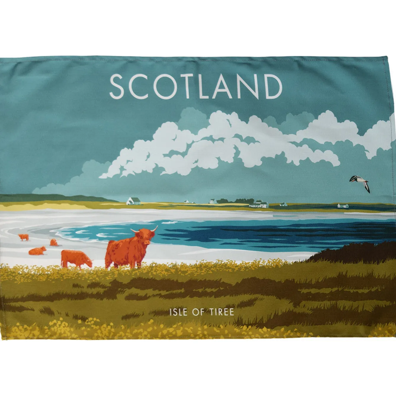 Town Towels Tea|Tea Towels-Scotland - Isle of Tiree Tea Towel