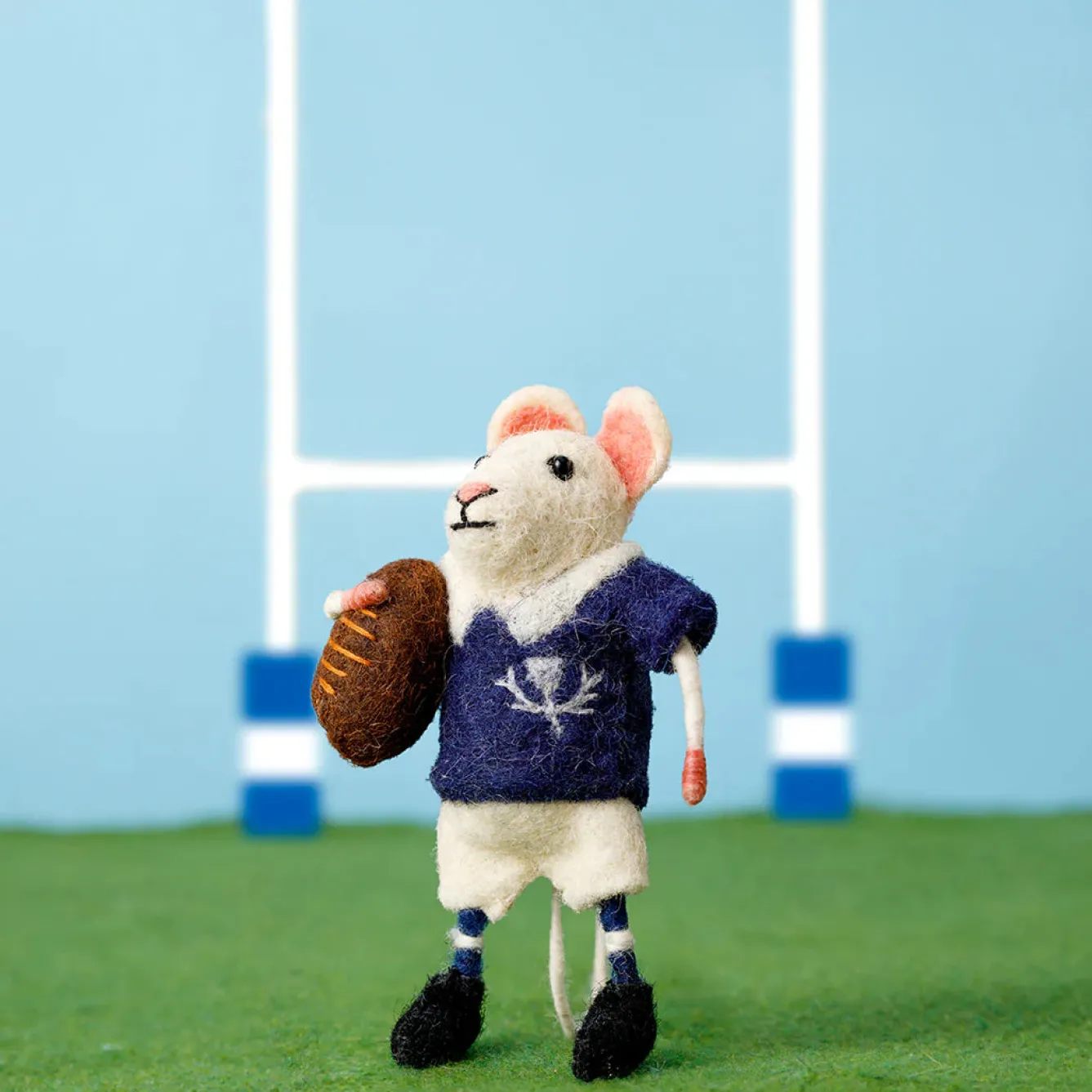 Sew Heart Felt Children-Scotland Rugby Mouse