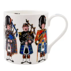 Alison Gardiner Great Britain-Scottish Pipers Mug Boxed