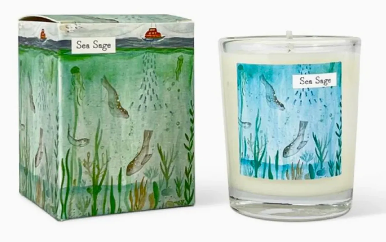 Heaven Scent Home Fragrance-Sea Sage Votive Candle - Seal & Lifeboat