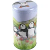Emma Ball Storage-Sea Thrift Puffins Set of 3 Stacker Tins