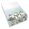 Emma Ball Stationery-Seagulls in Beanies Slant Pad