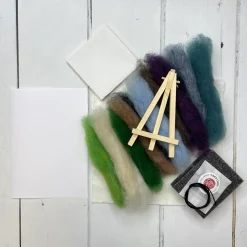The Crafty Kit Co. Crafts|Children-Seashore Bothy Paint with Wool Needle Felting Kit