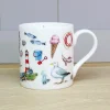 Mclaggan Smith Tea|Whimsical-Seaside Bone China Mug