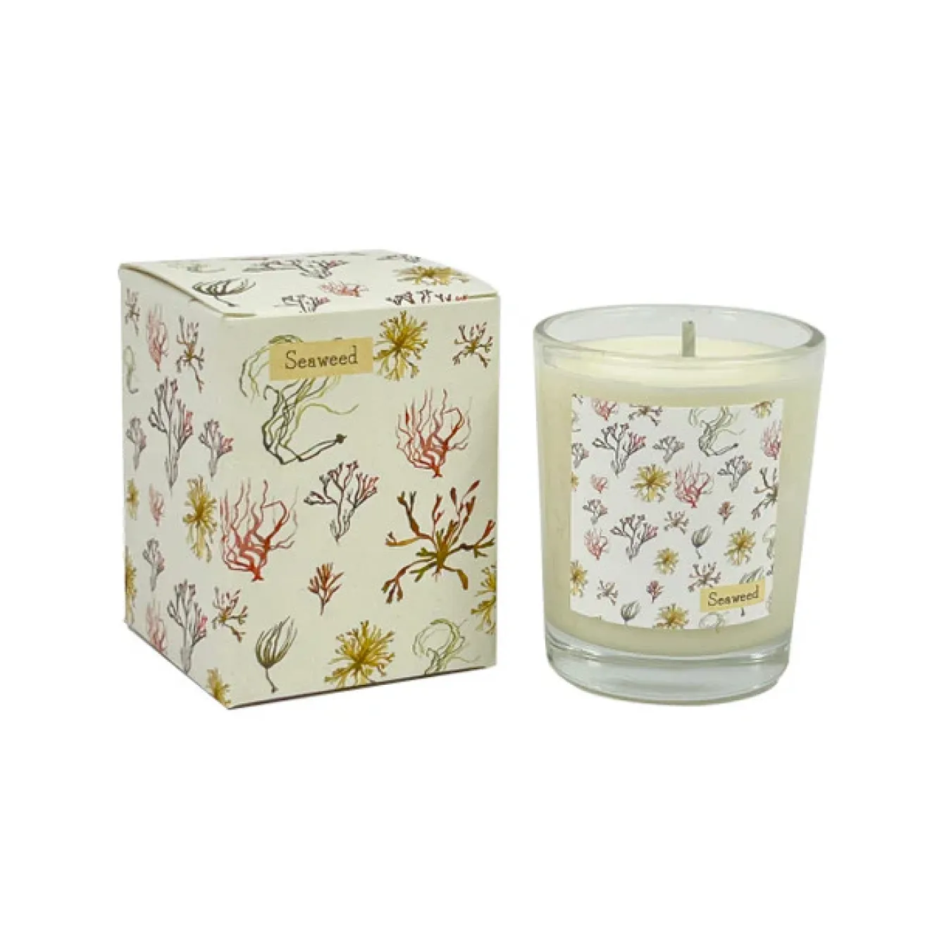 Heaven Scent Home Fragrance-Seaweed Votive Candle - Salt & Spray