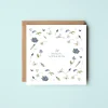 West Country Designs Valentine's Day|Greeting Cards-'Sending you Love & Hugs' Butterflies and Blueberries Greetings Card
