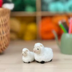 The Crafty Kit Co. Easter|Crafts-Sheep Family Needle Felting Kit