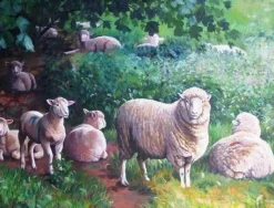 All Jigsaw Puzzles Puzzles|Children-Sheep In Shade 1000 Piece Jigsaw Puzzle