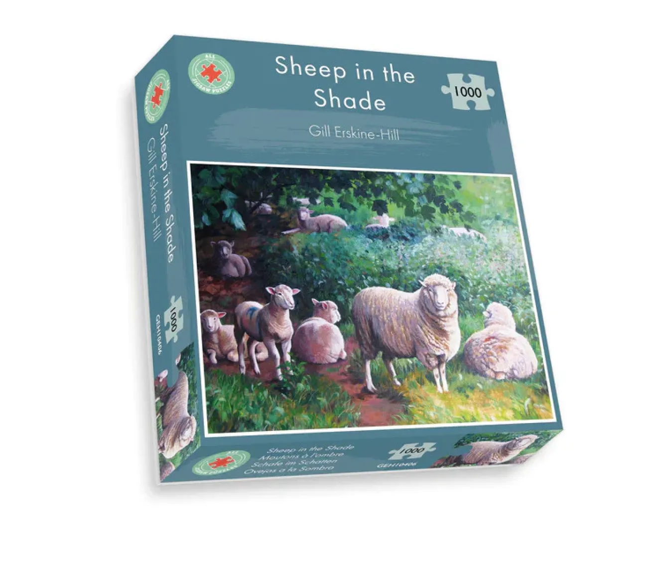 All Jigsaw Puzzles Puzzles|Children-Sheep In Shade 1000 Piece Jigsaw Puzzle