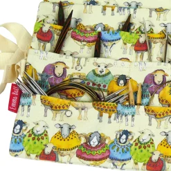 Emma Ball Crafts-Sheep in Sweaters Circular Needle Holder