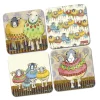 Emma Ball Coasters-Sheep in Sweaters Coasters - Set of 4