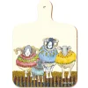 Emma Ball Chopping Boards-Sheep in Sweaters Mini Chopping Board