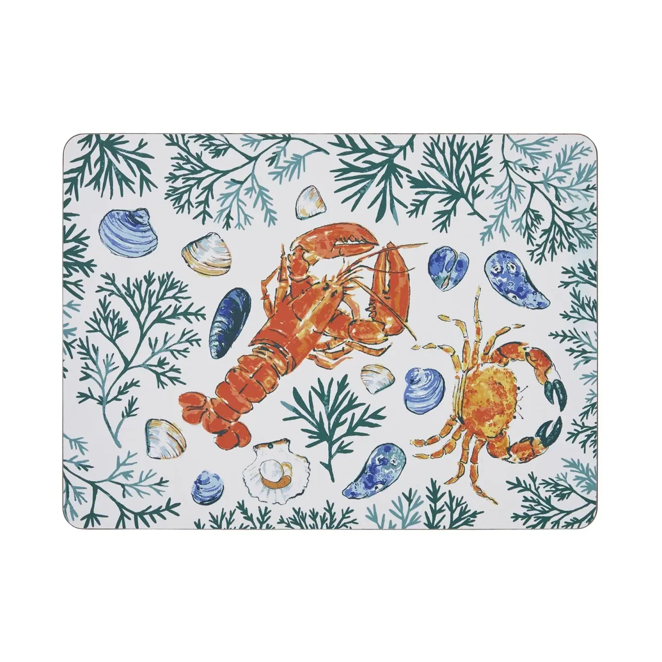 Ulster Weavers Melamine-Shellfish Set of 4 Placemats