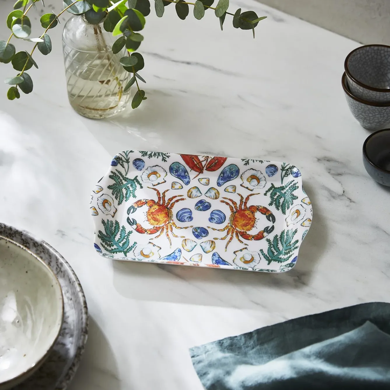 Ulster Weavers Trays|Melamine-Shellfish Small Scatter Tray
