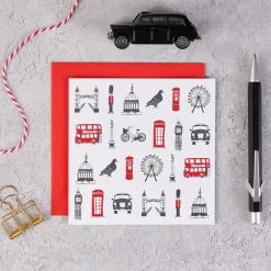 Victoria Eggs Stationery|Children-Simply London Pack of 8 Notecards