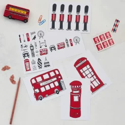 Victoria Eggs Stationery|Children-Simply London Pack of 6 Postcards
