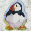 Emma Ball Coasters-Sitting Puffin 3 Die Cut Coaster