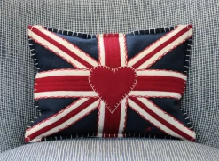 Jan Constantine Pillows & Throws-Small Union Jack Pillow