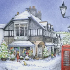 Moongazer Cards Christmas Cards|Greeting Cards-Snow in the Night Greeting Card