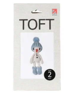Toft Crafts Crafts-Snowman Crochet Kit