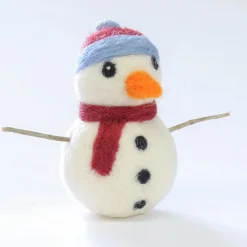 Hawthorn Handmade Crafts|Children-Snowman Mini Felting Kit