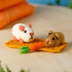 Sew Heart Felt Children-Snowy & Baby Squeak Guinea Pig Set
