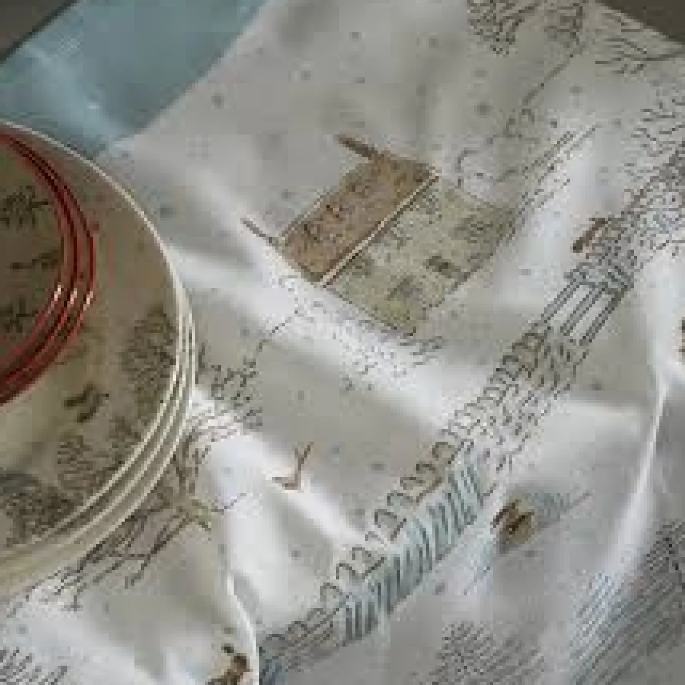 Sophie Allport Seasonal Decor-Snowy Cottage Scene Tea Towel