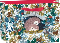 Roger La Borde Christmas Decorations|Christmas-Snowy Sanctuary Small Landscape Gift Bag