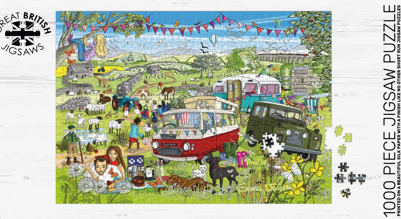 GB Jigsaws Ltd Puzzles-Somewhere in Yorkshire 1000 Piece Jigsaw Puzzle
