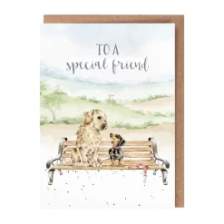 Wrendale Designs Greeting Cards-'Special Friend' Dog Greetings Card