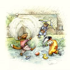 Moongazer Cards Greeting Cards-Splash Greeting Card