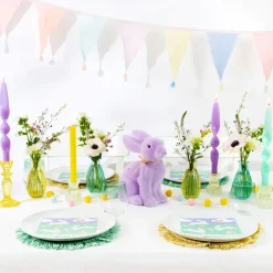 Talking Tables Seasonal Decor-Spring Bunny Lilac Grass Bunny