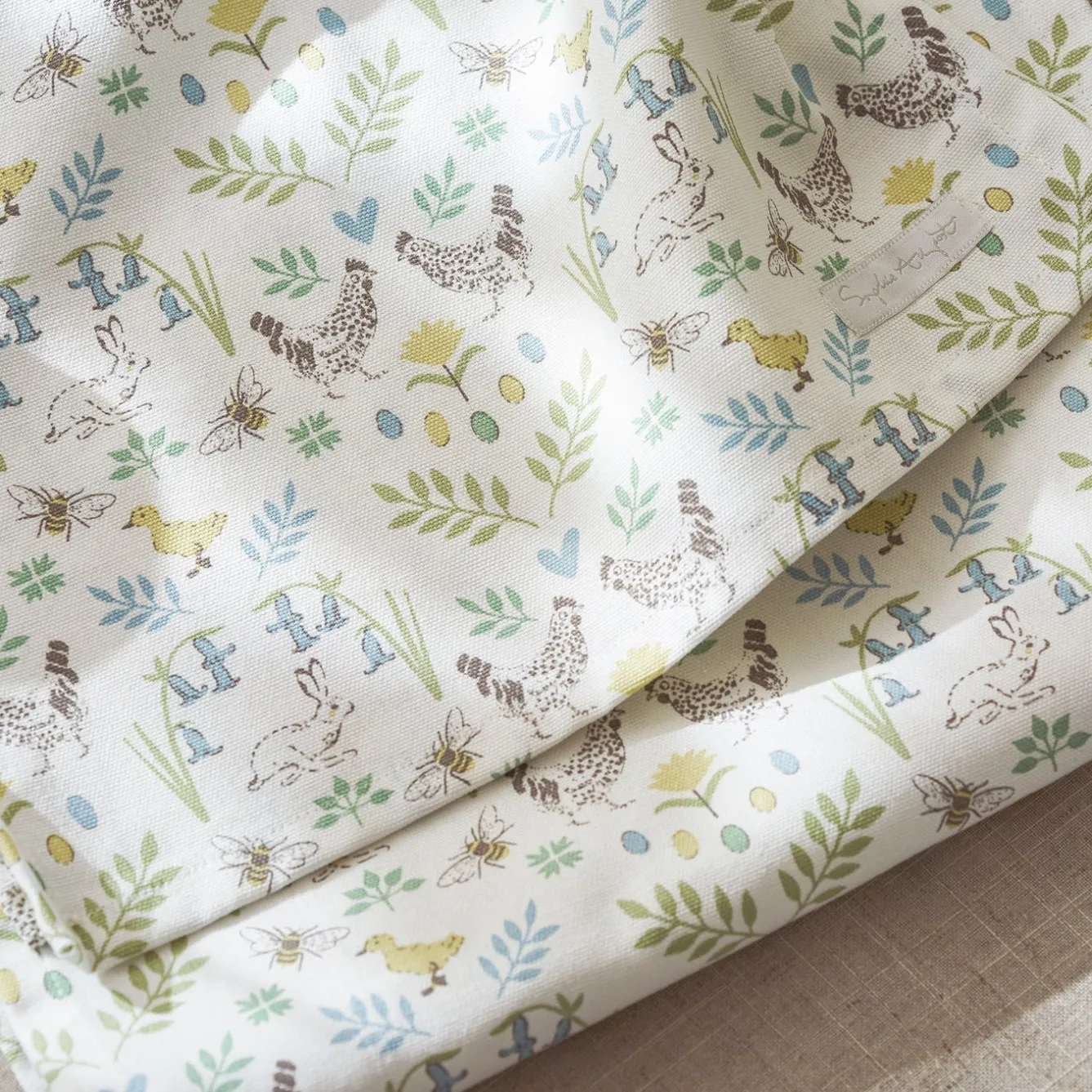 Sophie Allport Easter|Table Runners-Spring Chickens Table Runner