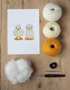 Toft Crafts Crafts-Spring Chicks Crochet Kit