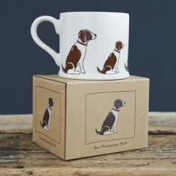 Sweet William Pets|Pets-Springer Spaniel (Liver & White) Mug Boxed