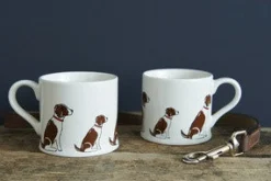 Sweet William Pets|Pets-Springer Spaniel (Liver & White) Mug Boxed