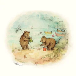 Moongazer Cards Greeting Cards-Starfish Greeting Card